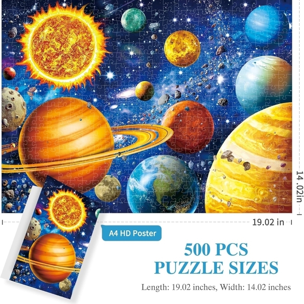 Journey Through The Solar System Puzzle 500 Pieces - Picture 5 of 7